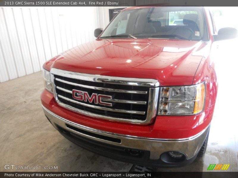 Fire Red / Ebony 2013 GMC Sierra 1500 SLE Extended Cab 4x4