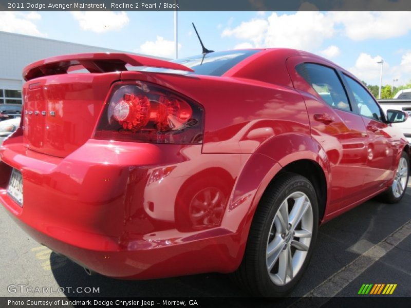 Redline 2 Pearl / Black 2011 Dodge Avenger Mainstreet