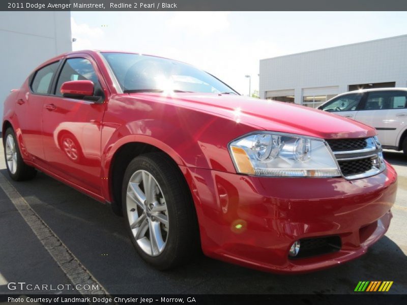 Redline 2 Pearl / Black 2011 Dodge Avenger Mainstreet