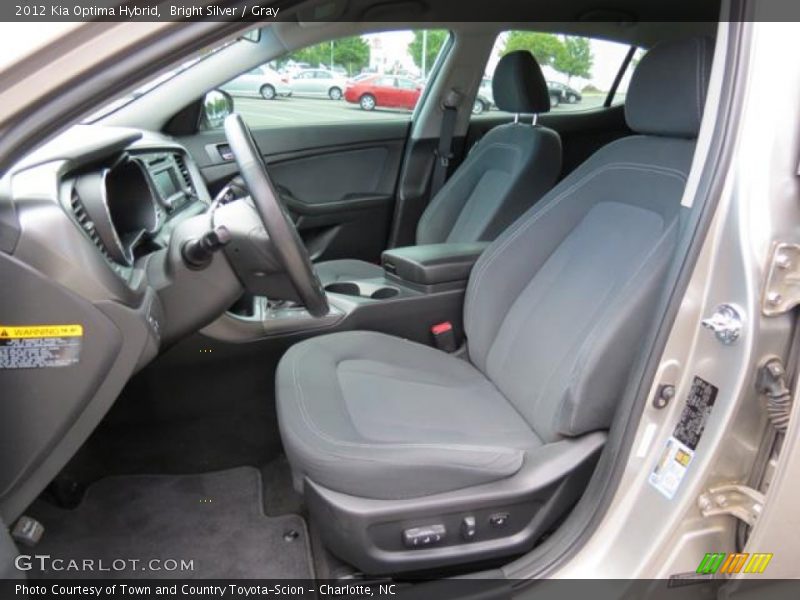 Bright Silver / Gray 2012 Kia Optima Hybrid