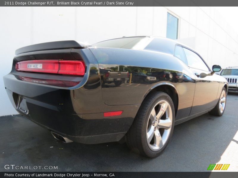 Brilliant Black Crystal Pearl / Dark Slate Gray 2011 Dodge Challenger R/T