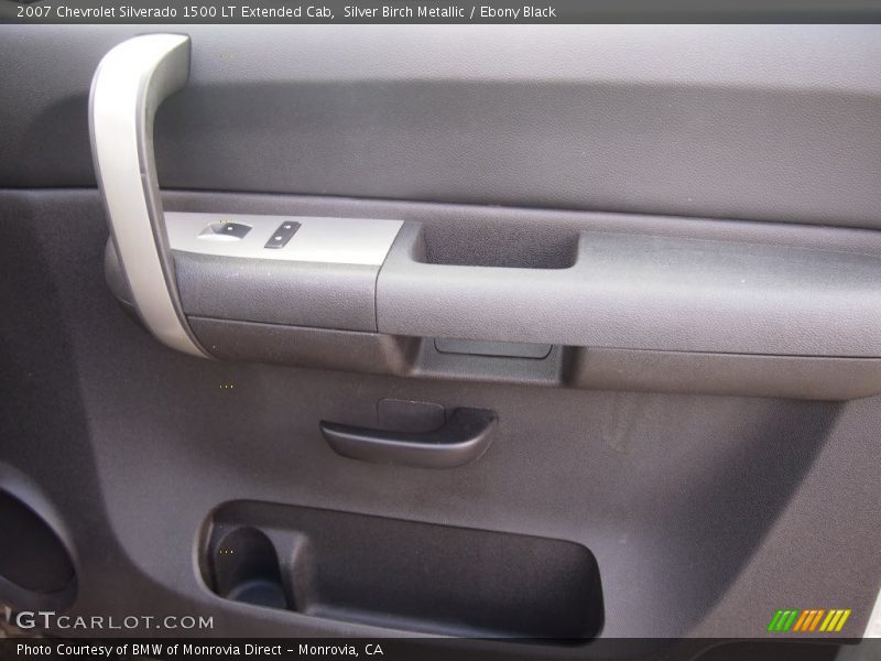 Silver Birch Metallic / Ebony Black 2007 Chevrolet Silverado 1500 LT Extended Cab