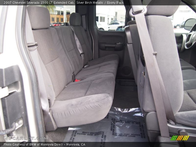 Silver Birch Metallic / Ebony Black 2007 Chevrolet Silverado 1500 LT Extended Cab