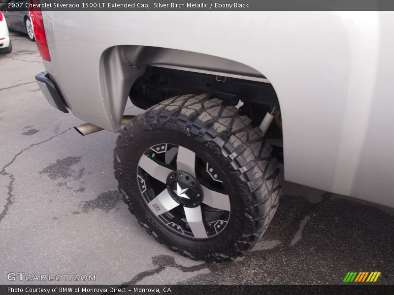 Silver Birch Metallic / Ebony Black 2007 Chevrolet Silverado 1500 LT Extended Cab