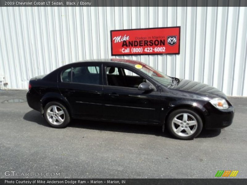 Black / Ebony 2009 Chevrolet Cobalt LT Sedan