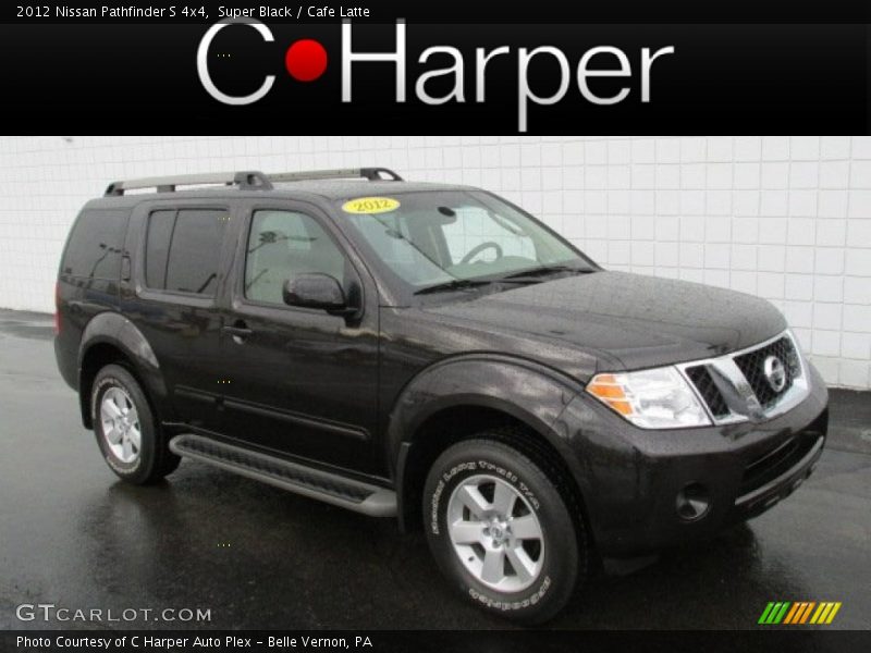 Super Black / Cafe Latte 2012 Nissan Pathfinder S 4x4
