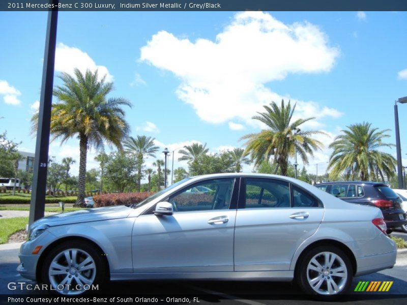 Iridium Silver Metallic / Grey/Black 2011 Mercedes-Benz C 300 Luxury