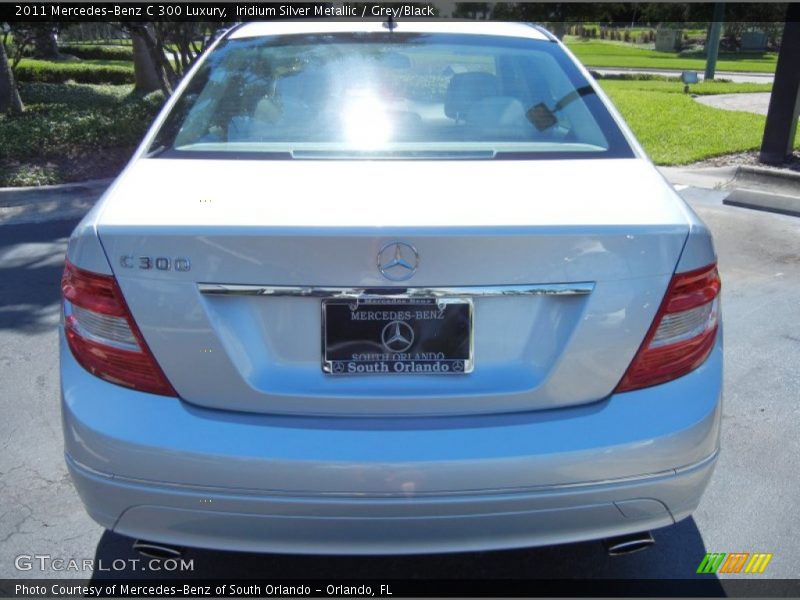 Iridium Silver Metallic / Grey/Black 2011 Mercedes-Benz C 300 Luxury