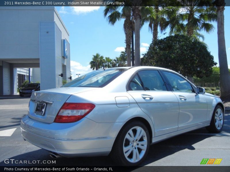 Iridium Silver Metallic / Grey/Black 2011 Mercedes-Benz C 300 Luxury