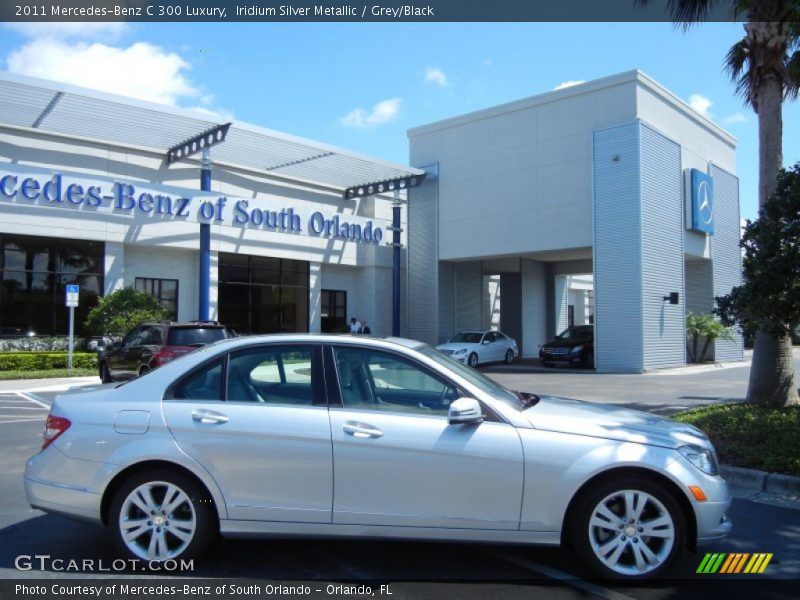 Iridium Silver Metallic / Grey/Black 2011 Mercedes-Benz C 300 Luxury