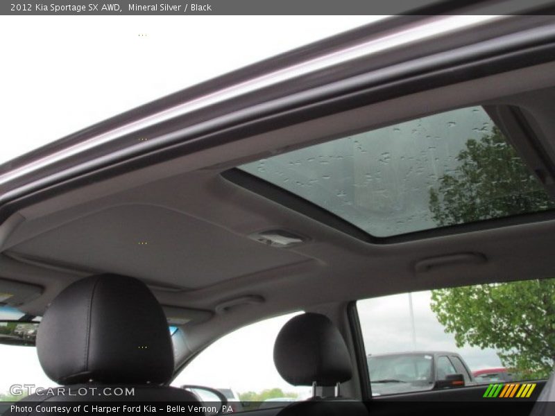 Sunroof of 2012 Sportage SX AWD