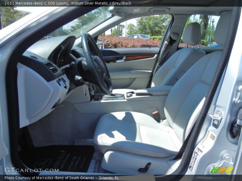 Iridium Silver Metallic / Grey/Black 2011 Mercedes-Benz C 300 Luxury