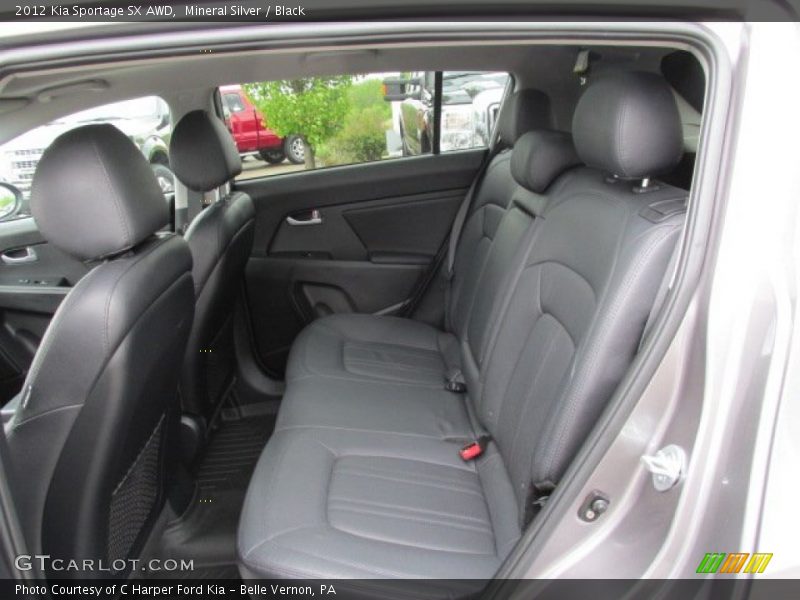 Rear Seat of 2012 Sportage SX AWD