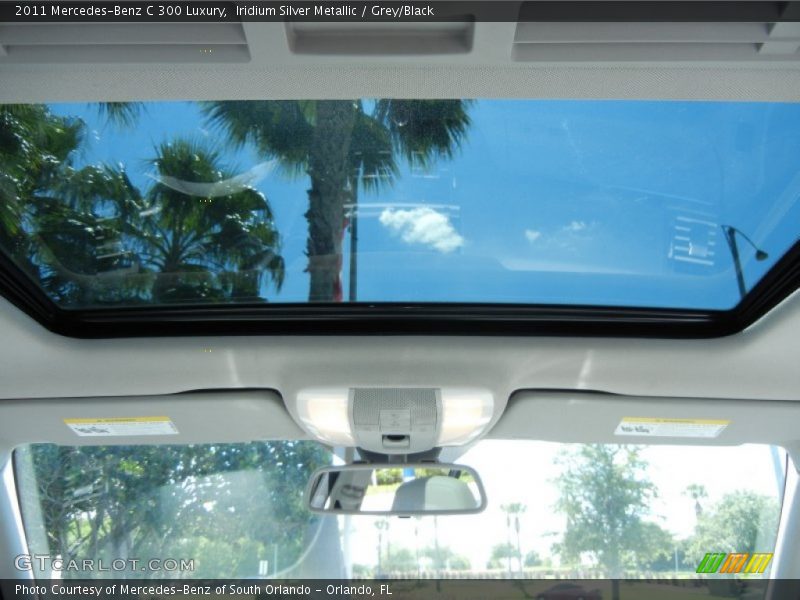 Iridium Silver Metallic / Grey/Black 2011 Mercedes-Benz C 300 Luxury