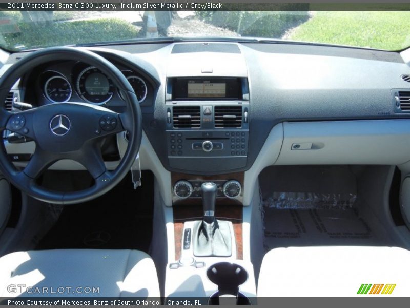 Iridium Silver Metallic / Grey/Black 2011 Mercedes-Benz C 300 Luxury