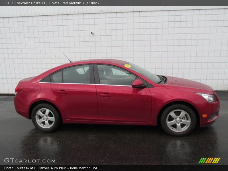 Crystal Red Metallic / Jet Black 2012 Chevrolet Cruze LT