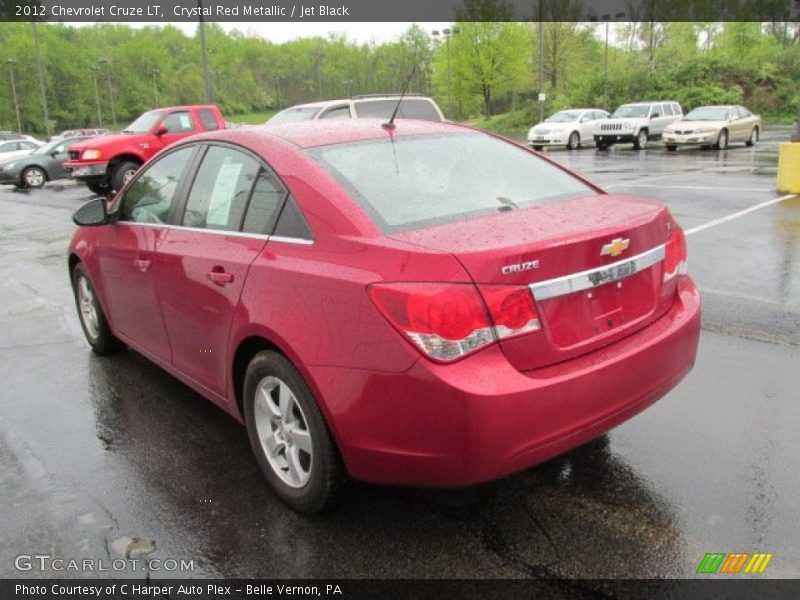 Crystal Red Metallic / Jet Black 2012 Chevrolet Cruze LT