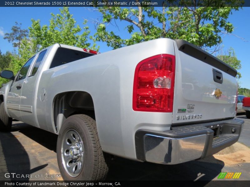 Silver Ice Metallic / Dark Titanium 2012 Chevrolet Silverado 1500 LS Extended Cab