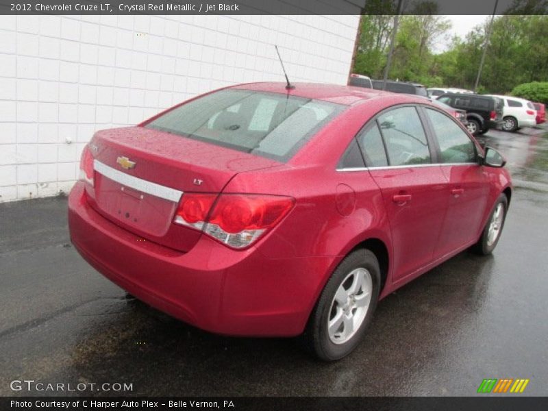 Crystal Red Metallic / Jet Black 2012 Chevrolet Cruze LT