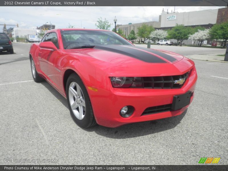Victory Red / Black 2012 Chevrolet Camaro LT Coupe