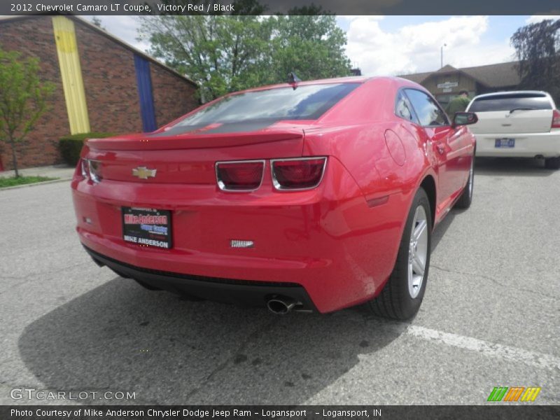 Victory Red / Black 2012 Chevrolet Camaro LT Coupe