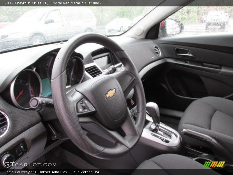 Crystal Red Metallic / Jet Black 2012 Chevrolet Cruze LT
