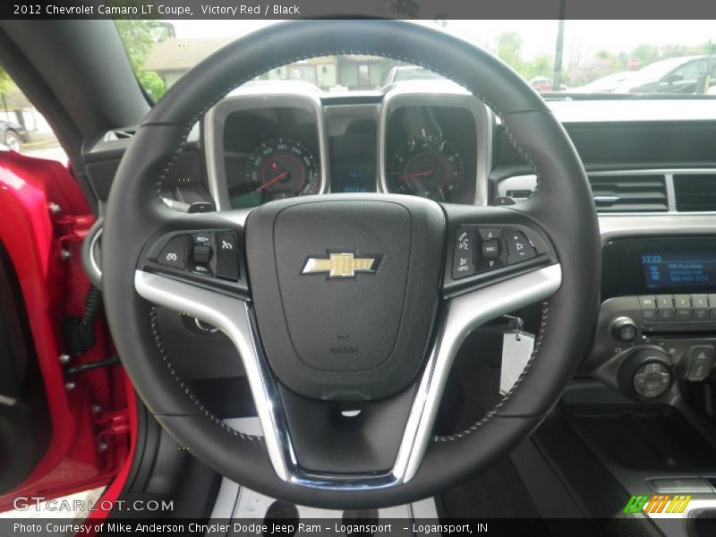 Victory Red / Black 2012 Chevrolet Camaro LT Coupe
