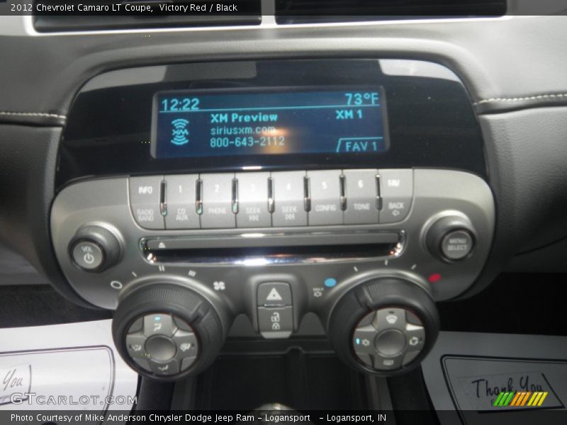 Victory Red / Black 2012 Chevrolet Camaro LT Coupe
