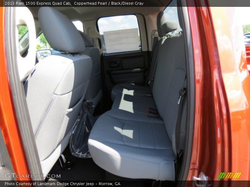 Copperhead Pearl / Black/Diesel Gray 2013 Ram 1500 Express Quad Cab