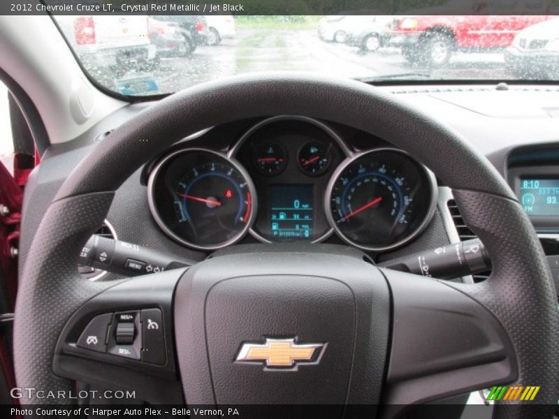 Crystal Red Metallic / Jet Black 2012 Chevrolet Cruze LT