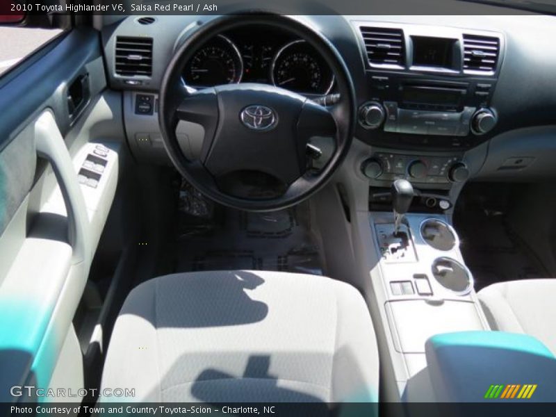 Salsa Red Pearl / Ash 2010 Toyota Highlander V6