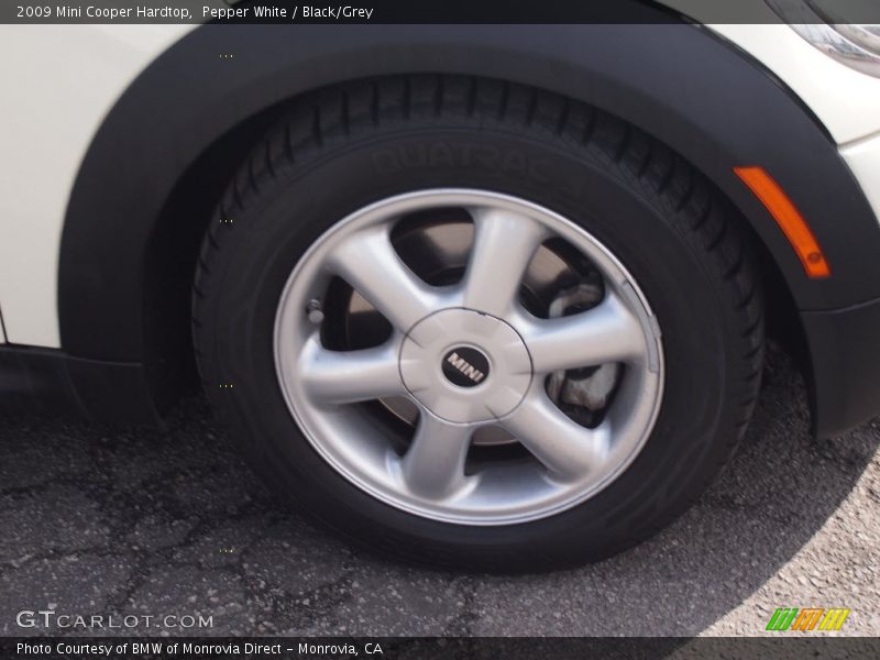 Pepper White / Black/Grey 2009 Mini Cooper Hardtop