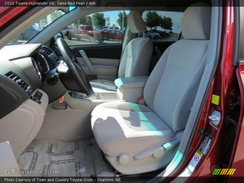 Salsa Red Pearl / Ash 2010 Toyota Highlander V6