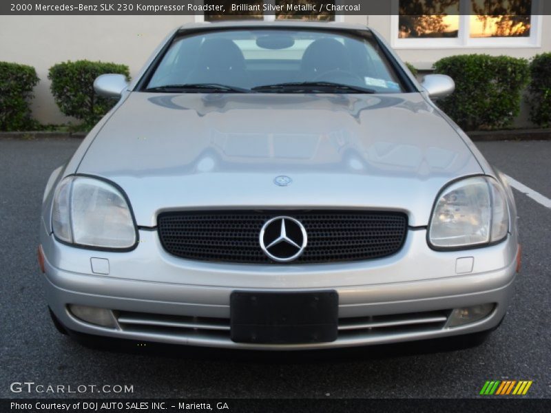 Brilliant Silver Metallic / Charcoal 2000 Mercedes-Benz SLK 230 Kompressor Roadster