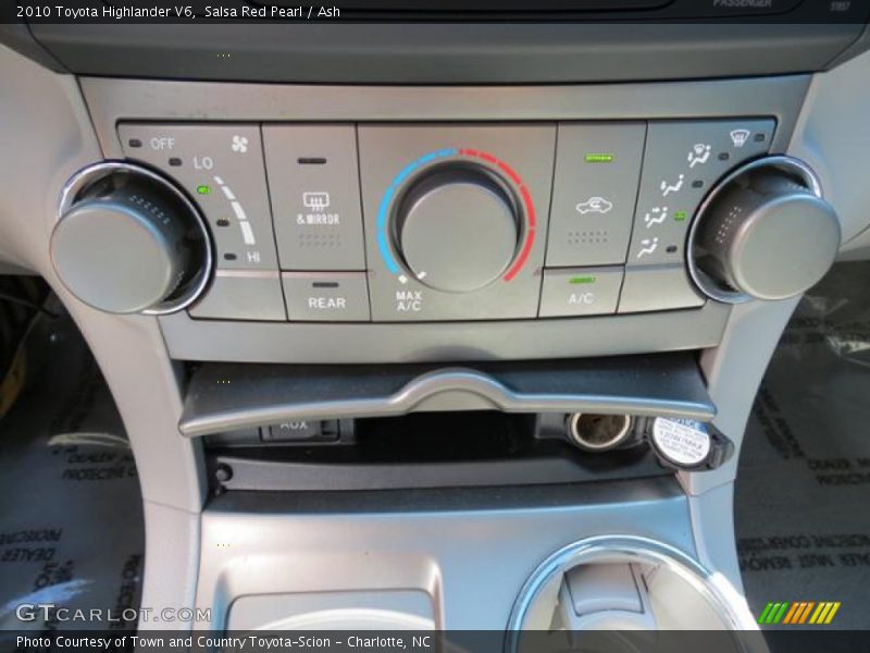 Salsa Red Pearl / Ash 2010 Toyota Highlander V6