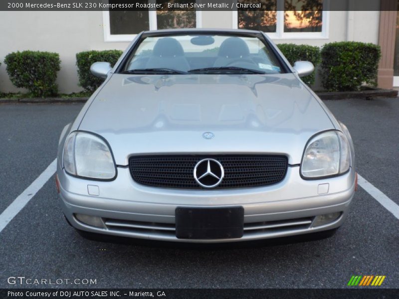 Brilliant Silver Metallic / Charcoal 2000 Mercedes-Benz SLK 230 Kompressor Roadster