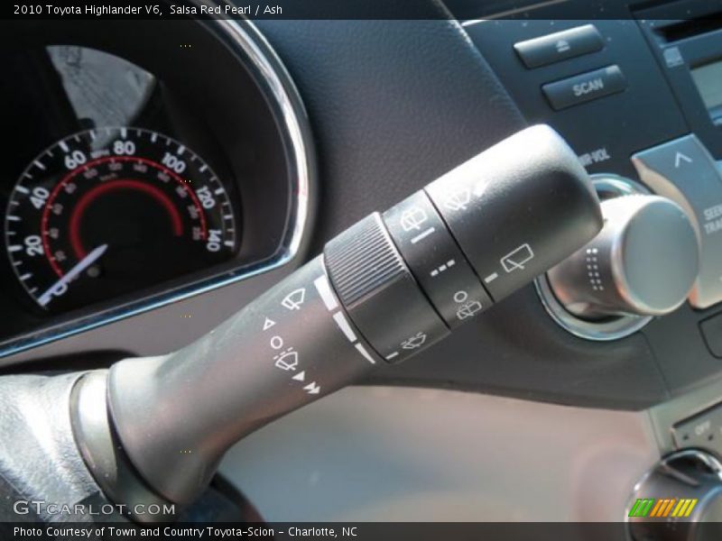 Salsa Red Pearl / Ash 2010 Toyota Highlander V6