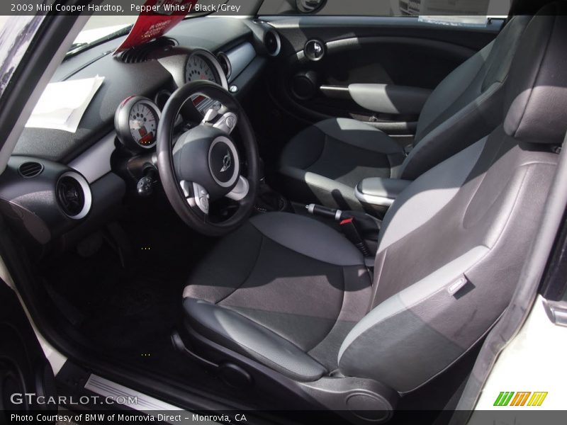 Pepper White / Black/Grey 2009 Mini Cooper Hardtop