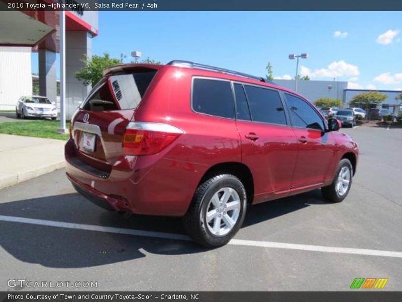 Salsa Red Pearl / Ash 2010 Toyota Highlander V6