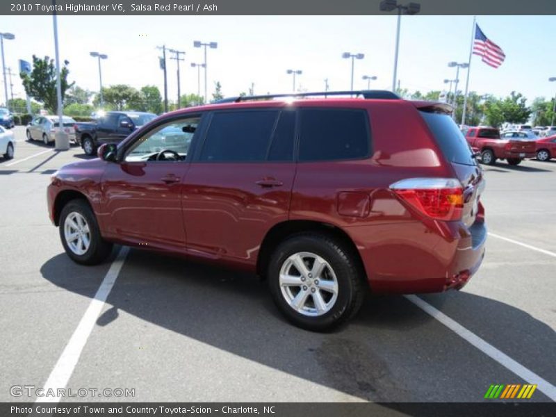 Salsa Red Pearl / Ash 2010 Toyota Highlander V6