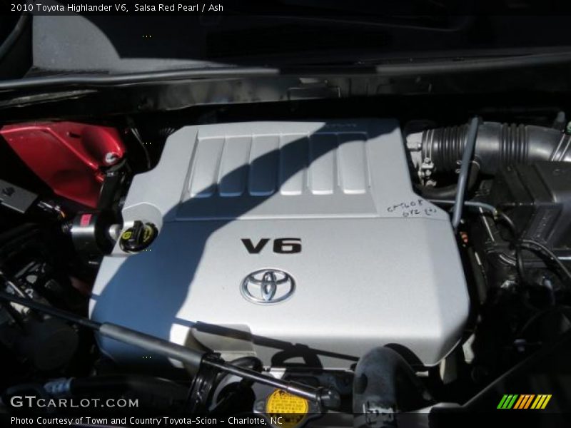 Salsa Red Pearl / Ash 2010 Toyota Highlander V6