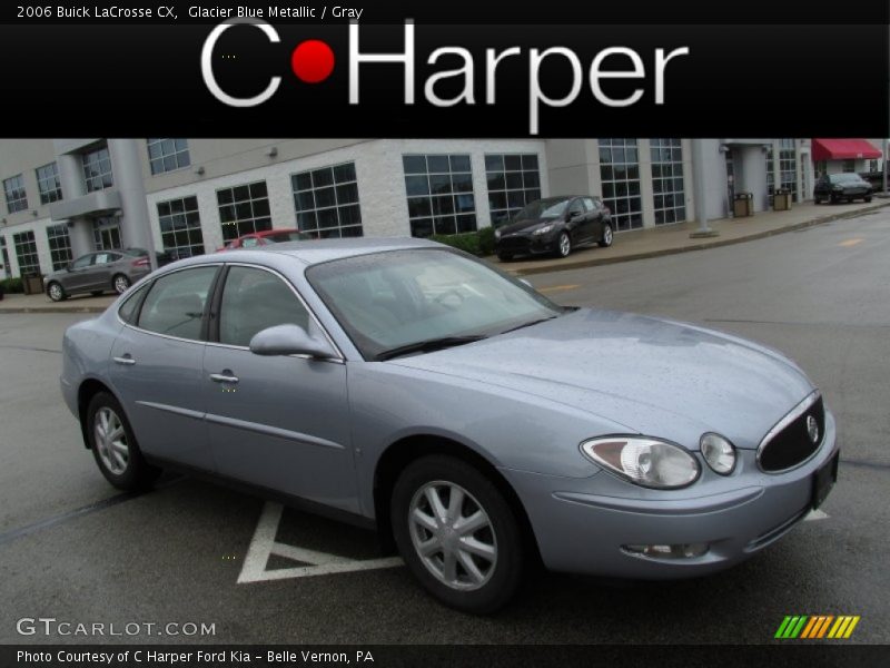 Glacier Blue Metallic / Gray 2006 Buick LaCrosse CX