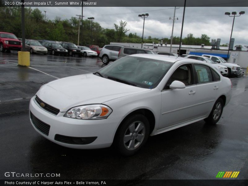 Summit White / Neutral 2010 Chevrolet Impala LT