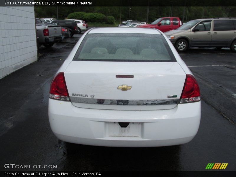 Summit White / Neutral 2010 Chevrolet Impala LT