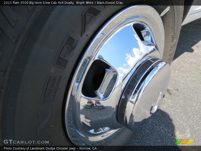 Bright White / Black/Diesel Gray 2013 Ram 3500 Big Horn Crew Cab 4x4 Dually