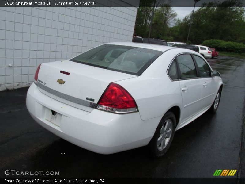 Summit White / Neutral 2010 Chevrolet Impala LT