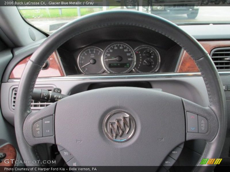 Glacier Blue Metallic / Gray 2006 Buick LaCrosse CX