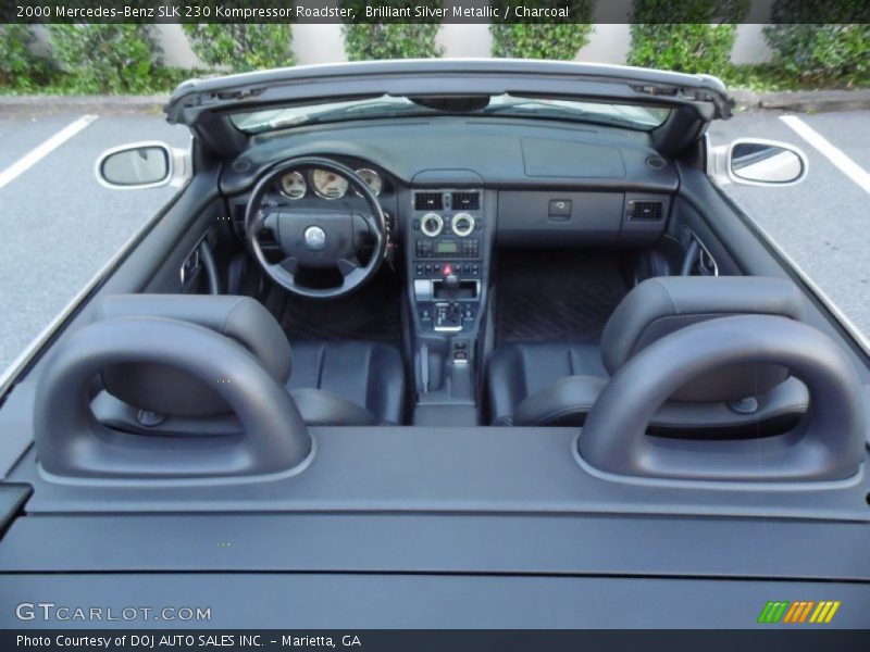 Brilliant Silver Metallic / Charcoal 2000 Mercedes-Benz SLK 230 Kompressor Roadster