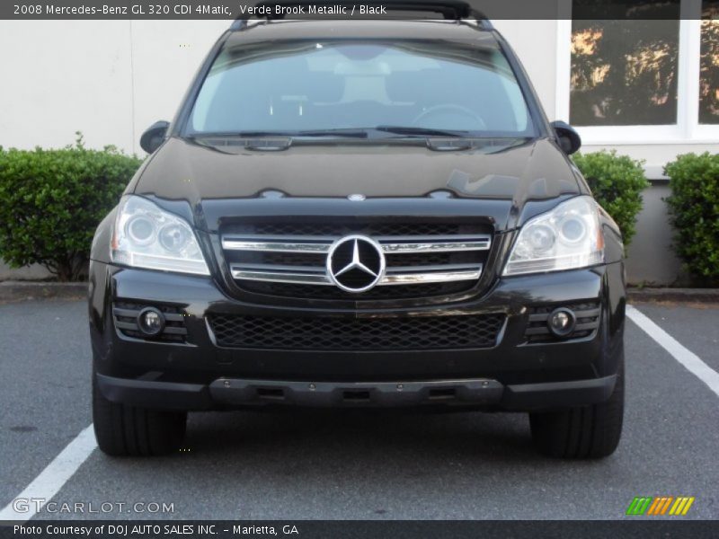 Verde Brook Metallic / Black 2008 Mercedes-Benz GL 320 CDI 4Matic