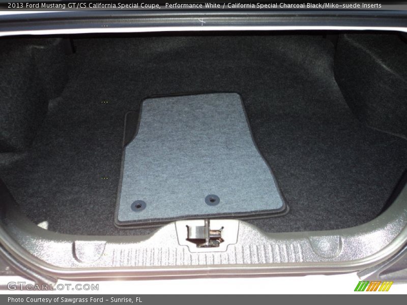 Performance White / California Special Charcoal Black/Miko-suede Inserts 2013 Ford Mustang GT/CS California Special Coupe